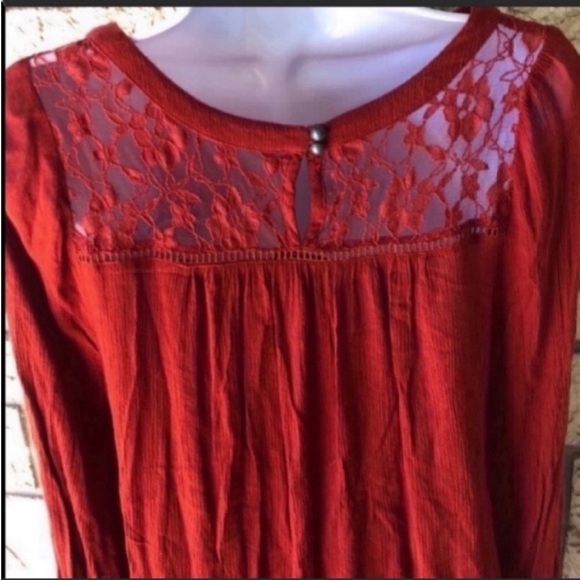 Tunic Top Flow Boho Burt Orange Amazing Top blouse
Med career casual look - Picture 6 of 11